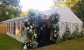 How to Decorate a Tent or a Wedding