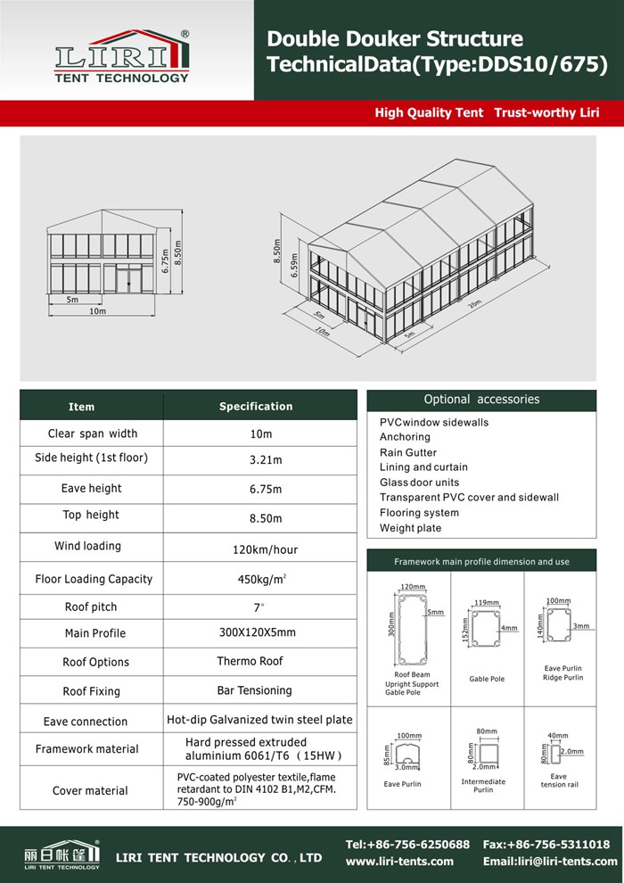 Standard Double Decker Tents 2