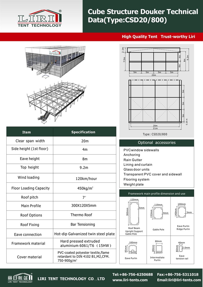 Cube Double Decker Structure