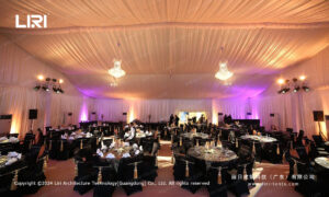 frame tent for banquet wedding