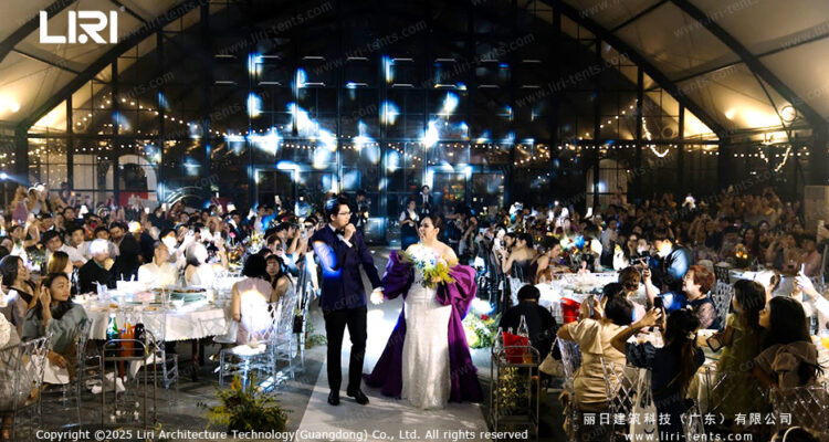 garden marquee wedding