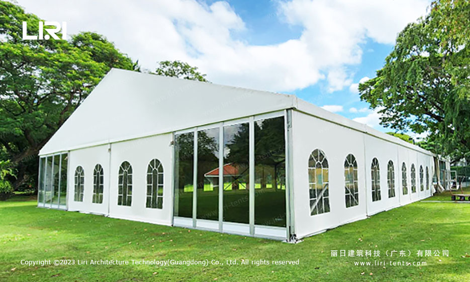 Modular Wedding Tent Luxury Outdoor Venue with Glass Curtain Walls