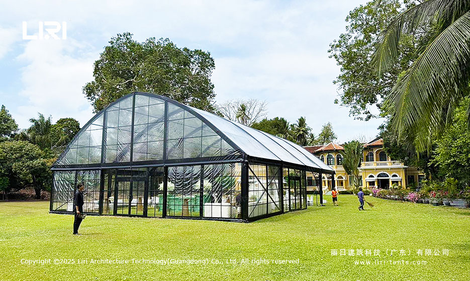 tropical event marquee